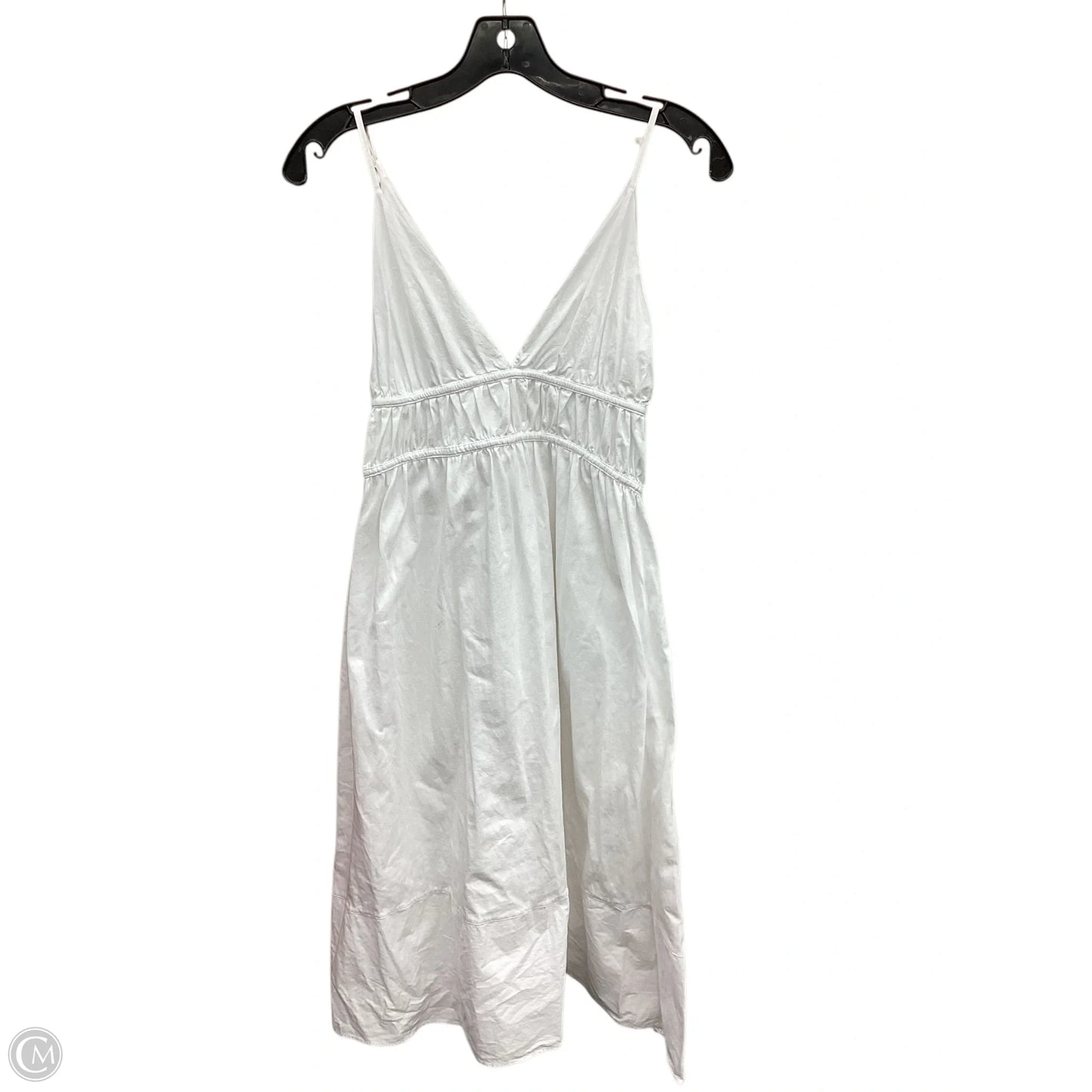 Dress Casual Midi By Zara In White, Size: L