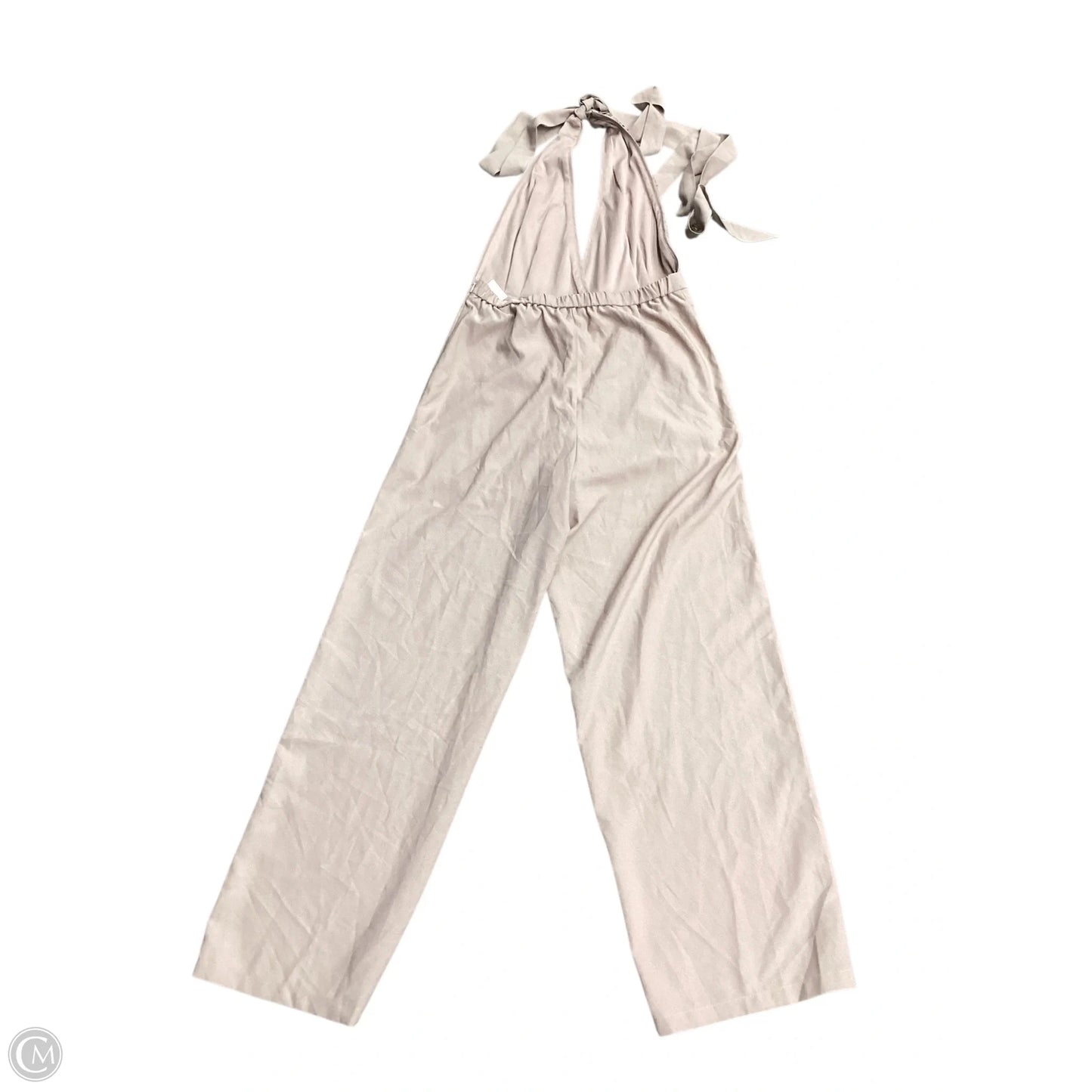 Jumpsuit By Clothes Mentor In Taupe, Size: L