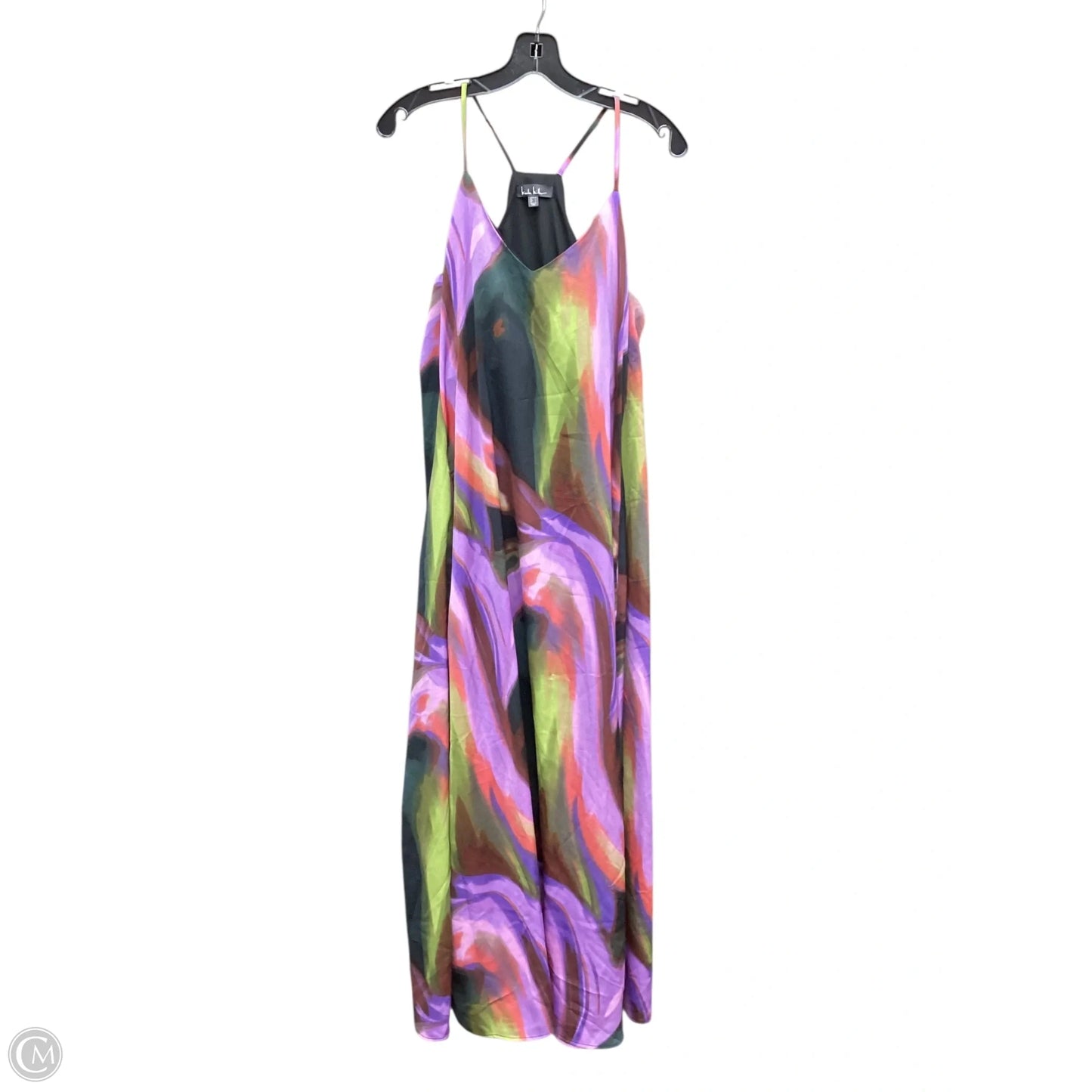 Dress Casual Maxi By Nicole Miller In Multi-colored, Size: M