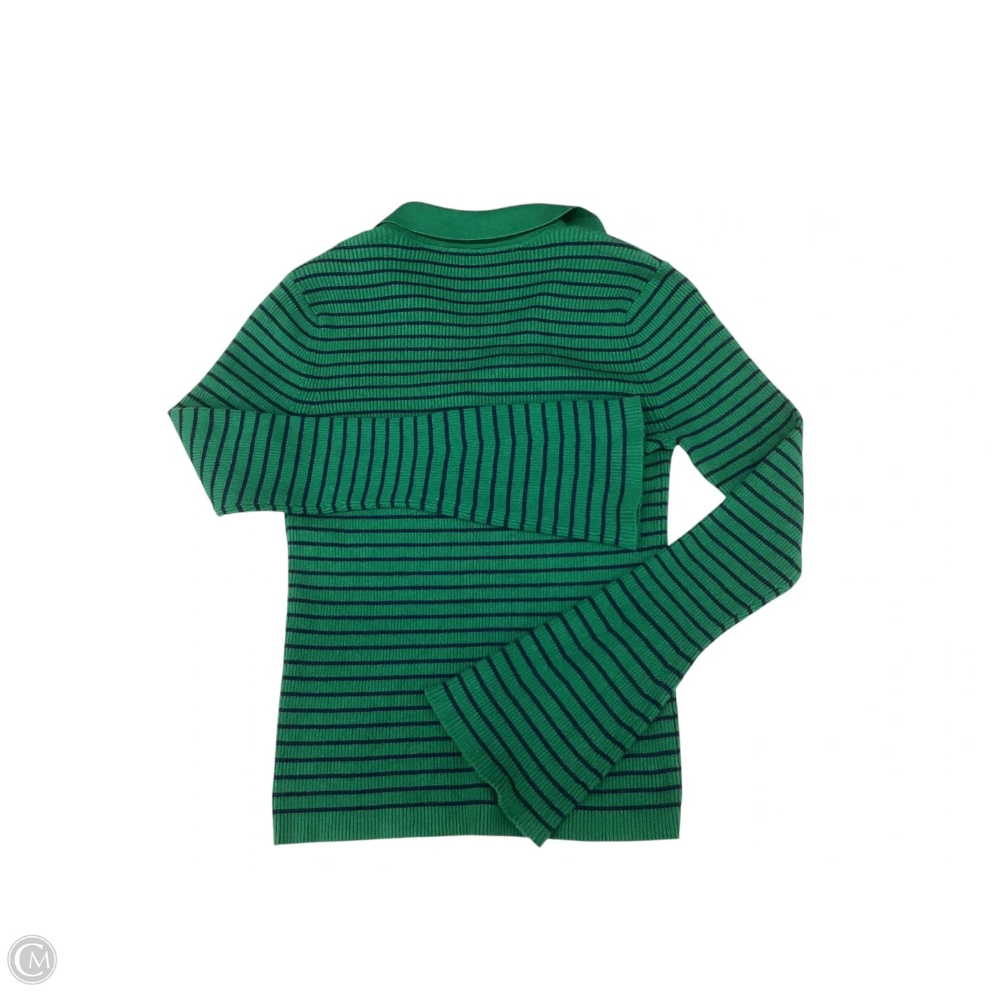 Top Long Sleeve By Loft In Green, Size: S