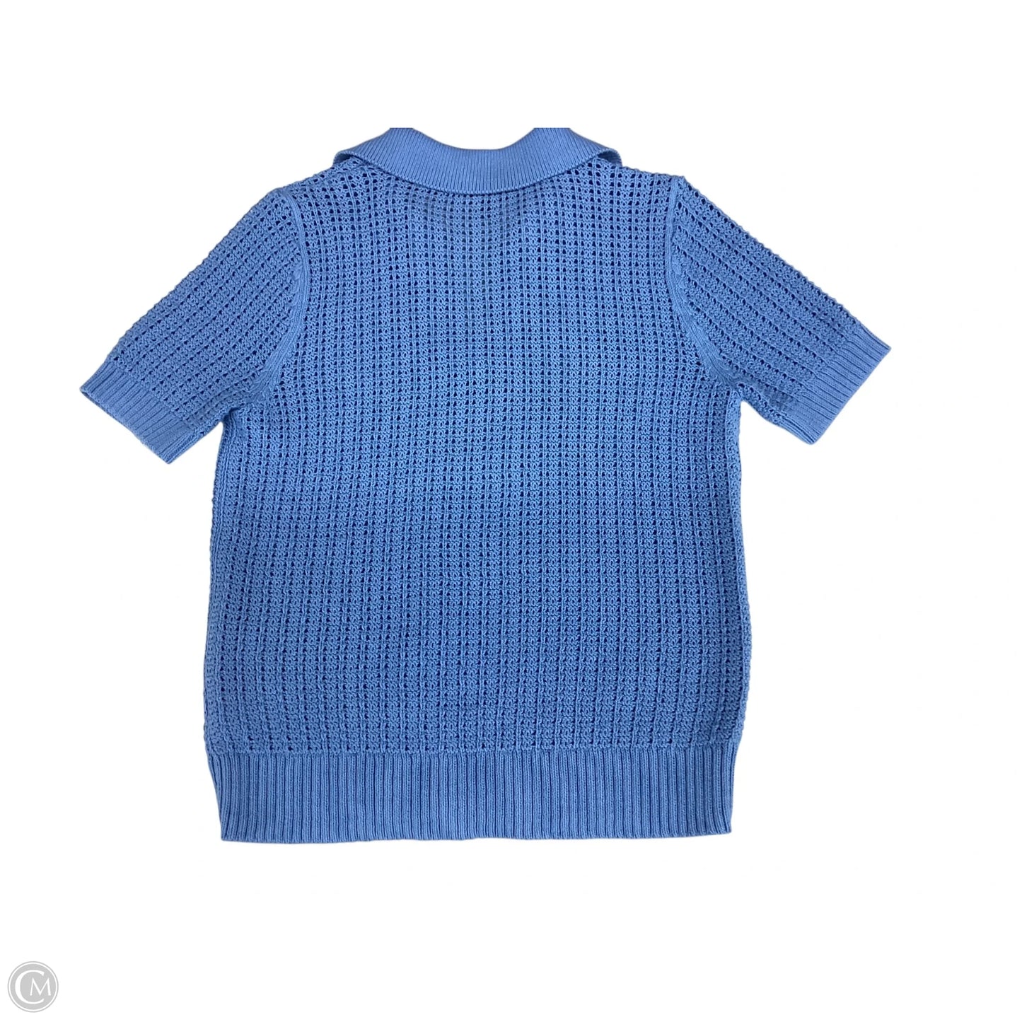 Sweater Short Sleeve By Talbots In Blue, Size: Xs
