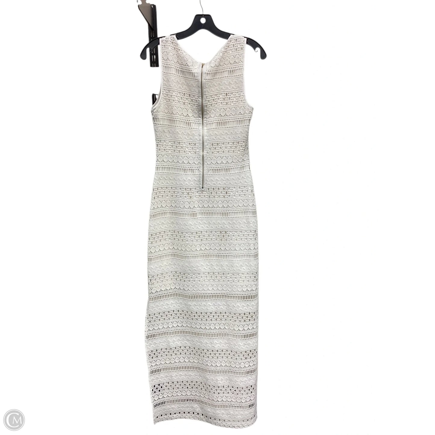 Dress Casual Maxi By Guess In Cream, Size: M