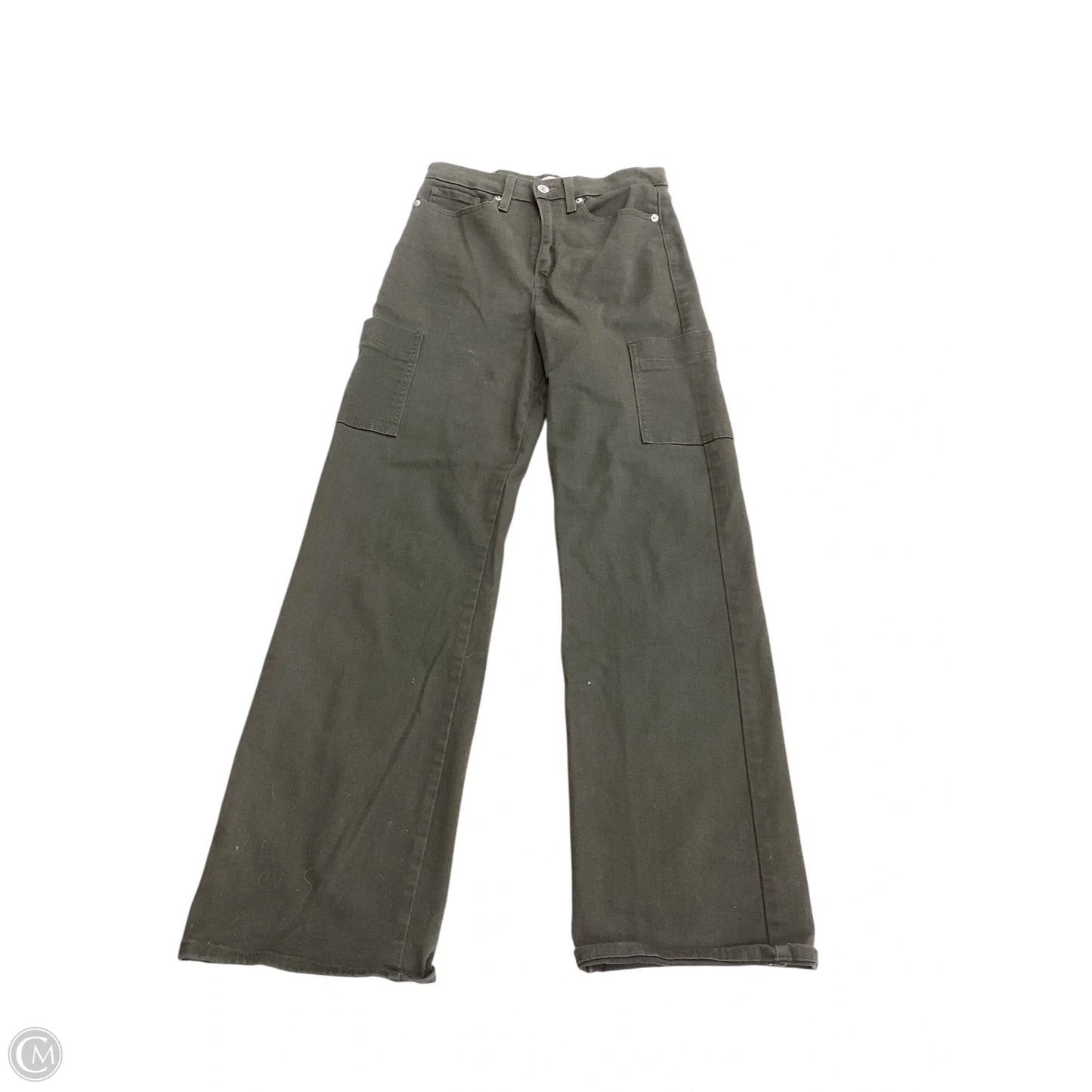 Jeans Straight By Levis In Green, Size: 4