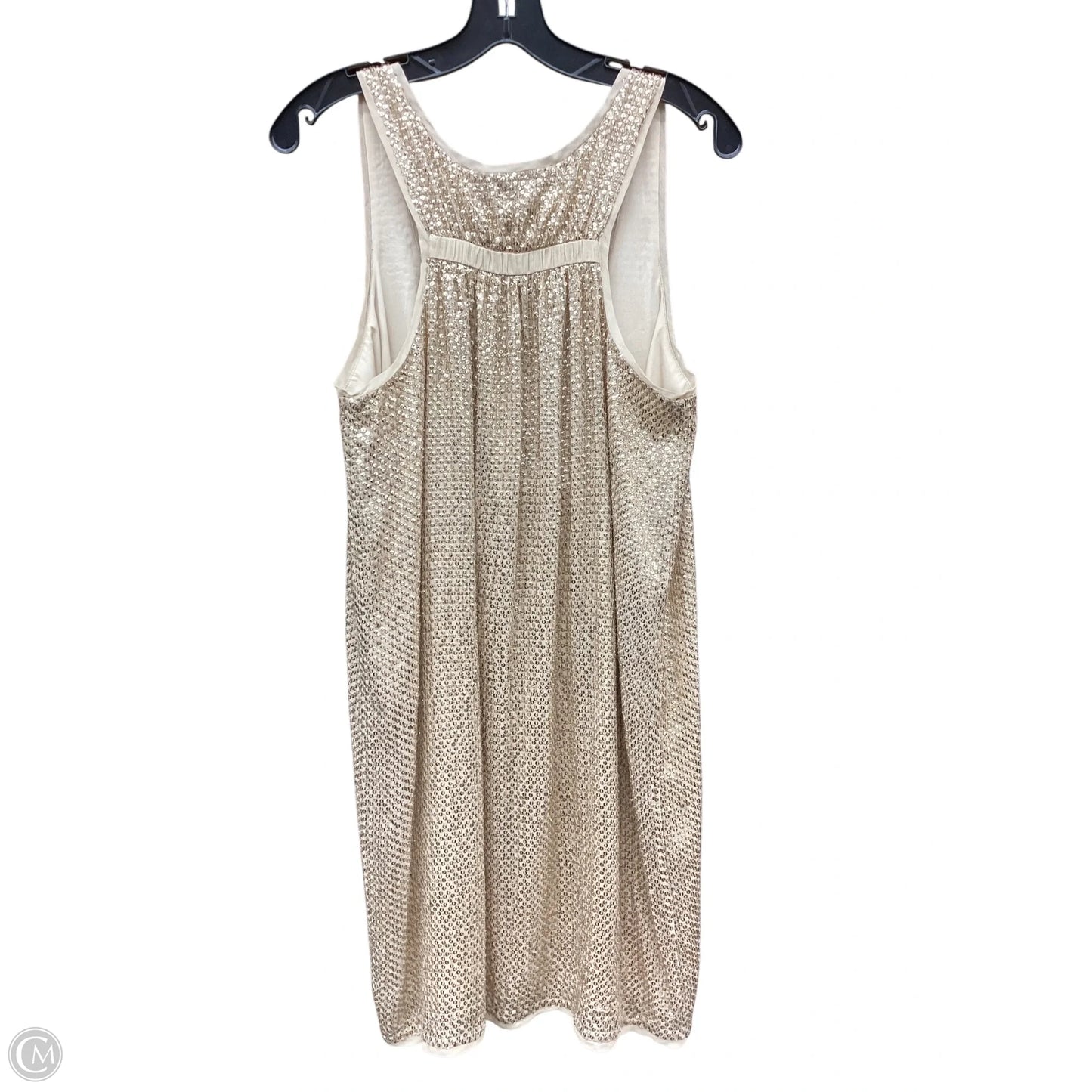 Dress Designer By Diane Von Furstenberg In Gold, Size: M