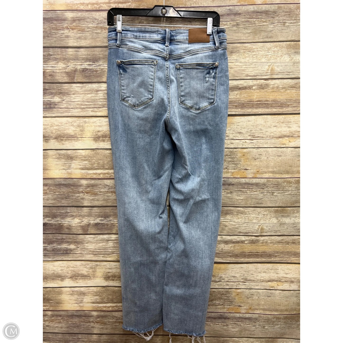 Jeans Straight By Judy Blue In Blue Denim, Size: 8