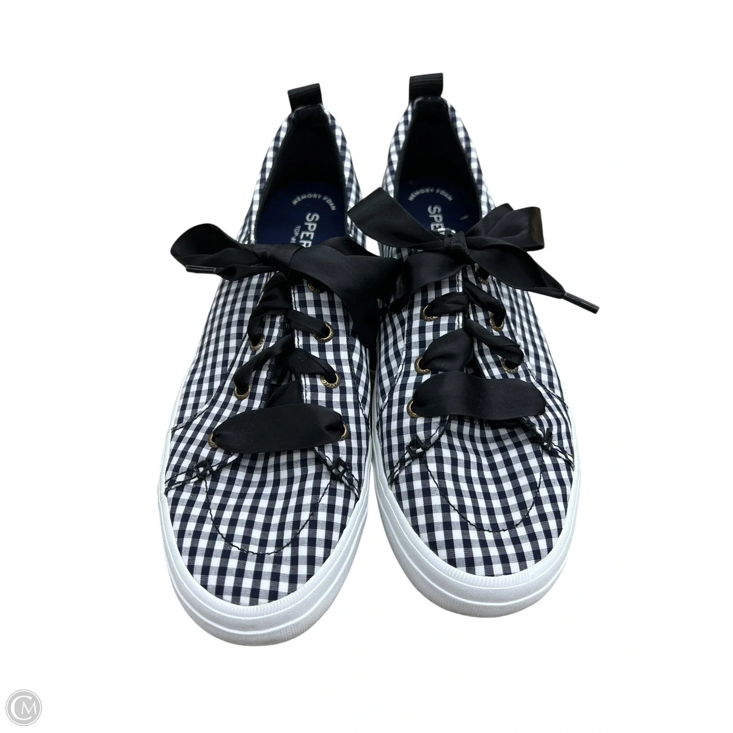 Shoes Sneakers By Sperry In Black & White, Size: 8