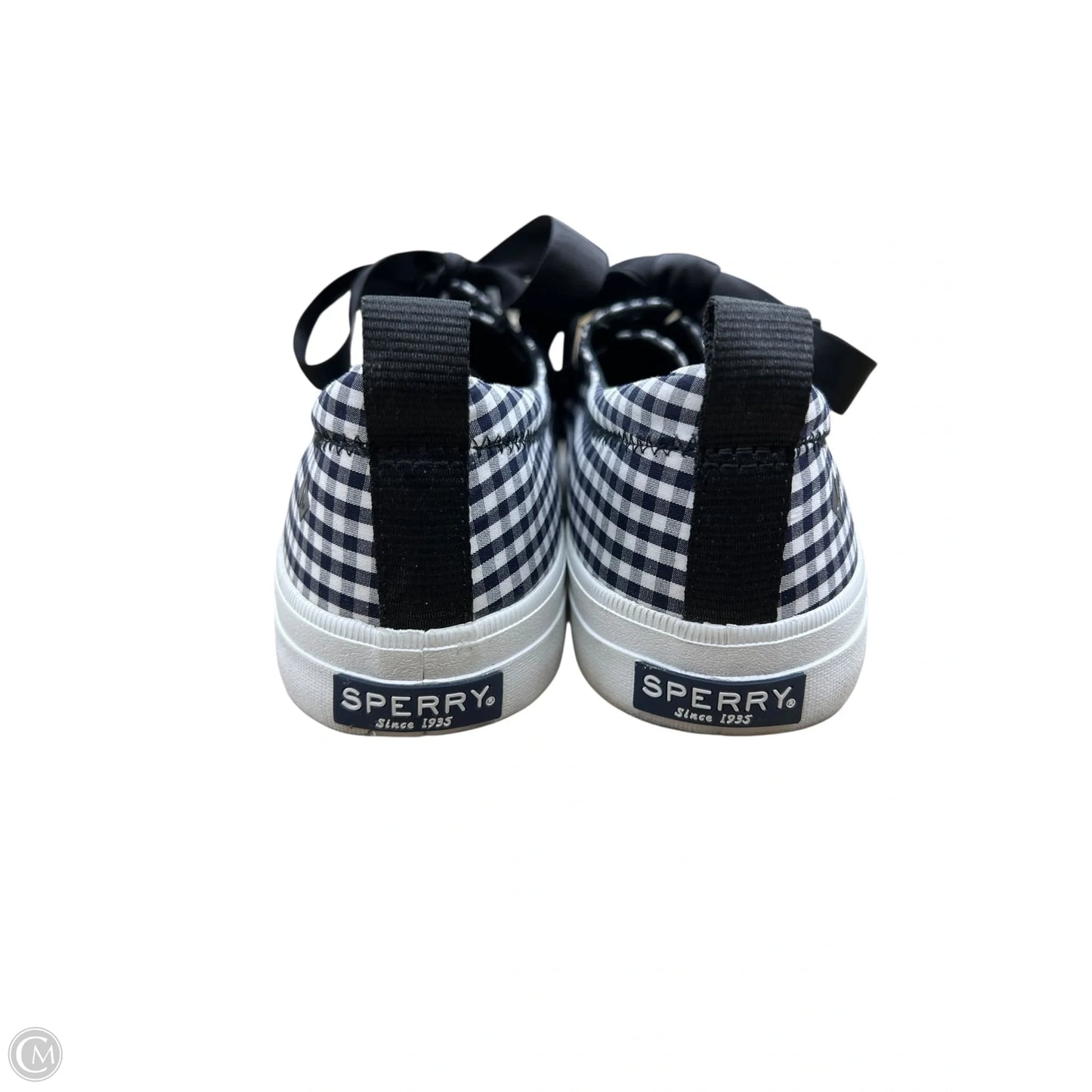 Shoes Sneakers By Sperry In Black & White, Size: 8