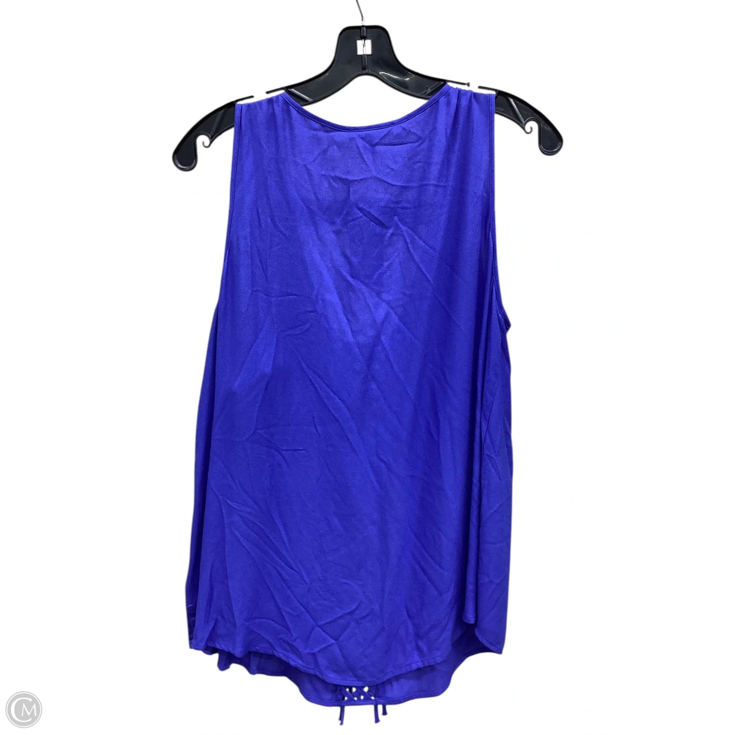 Top Sleeveless By Ella Moss In Blue, Size: M