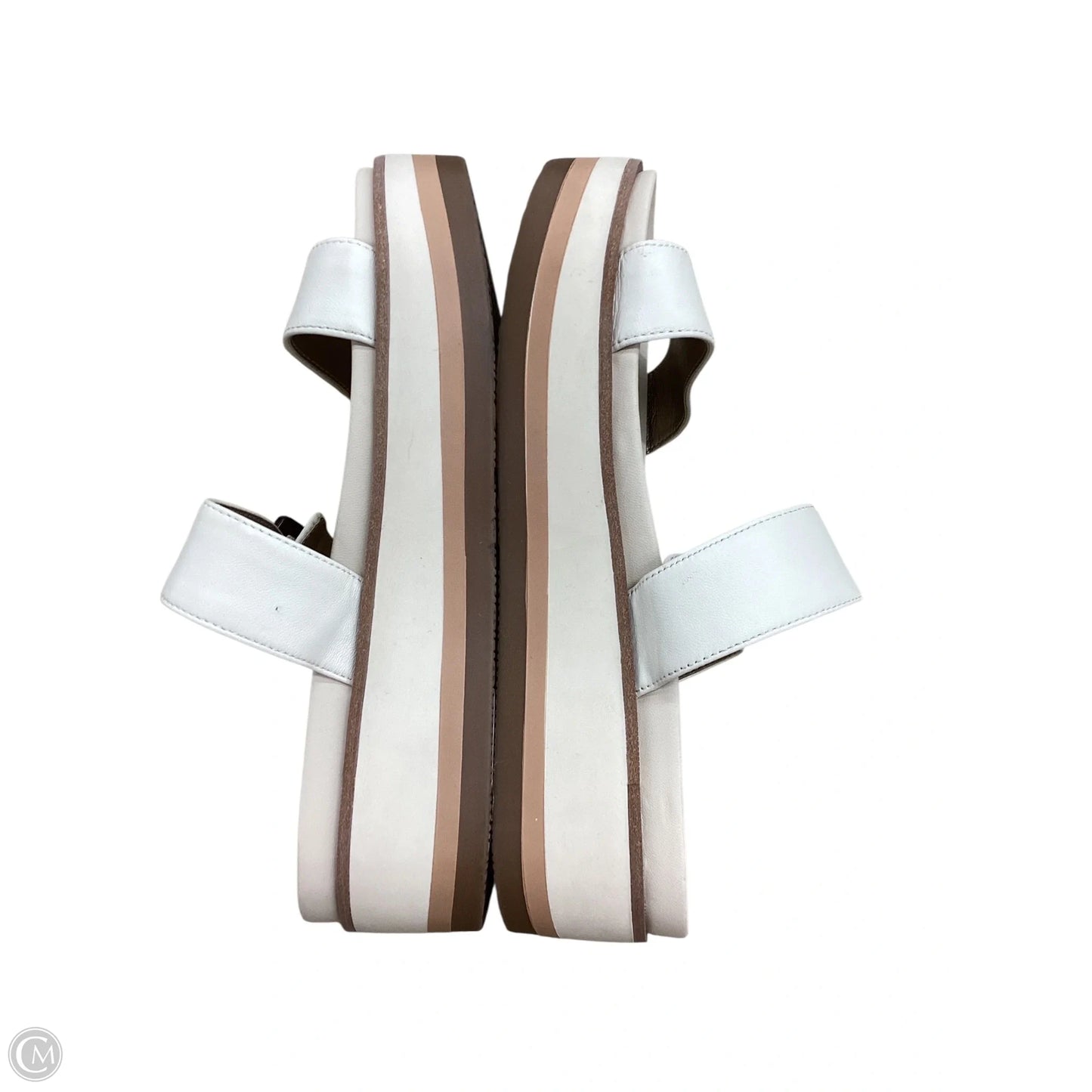 Sandals Heels Platform By Sam Edelman In Tan, Size: 7.5