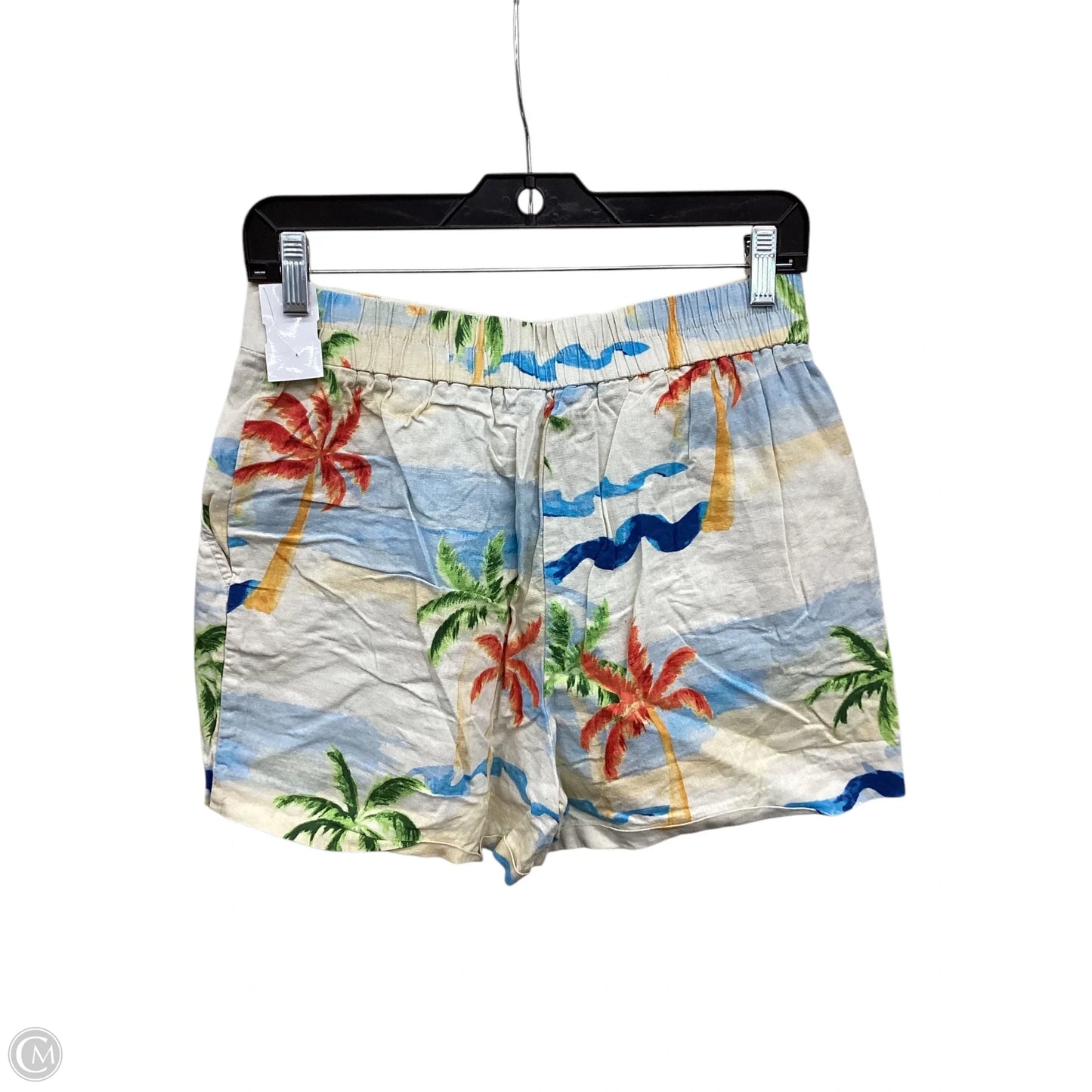 Shorts By C And C In Tropical Print, Size: 6