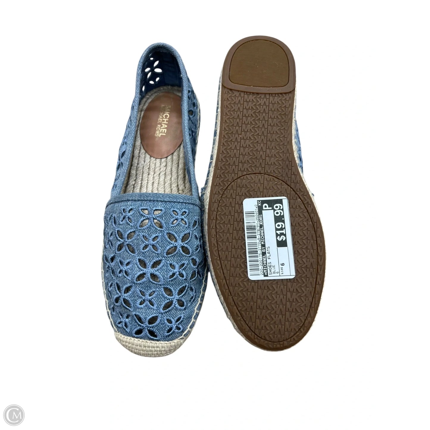 Shoes Flats By Michael By Michael Kors In Blue, Size: 6