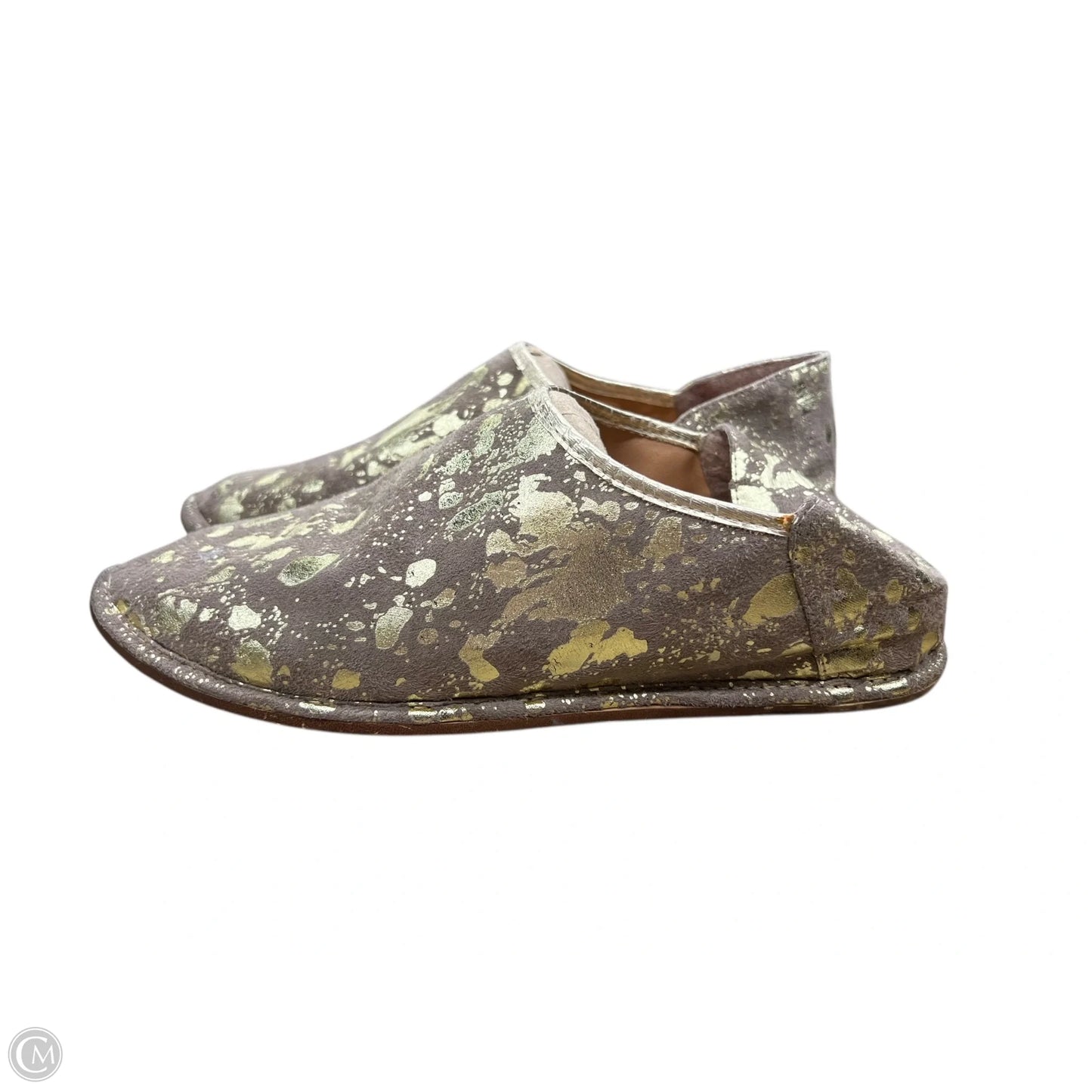 Shoes Flats By Free People In Gold & Tan, Size: 8