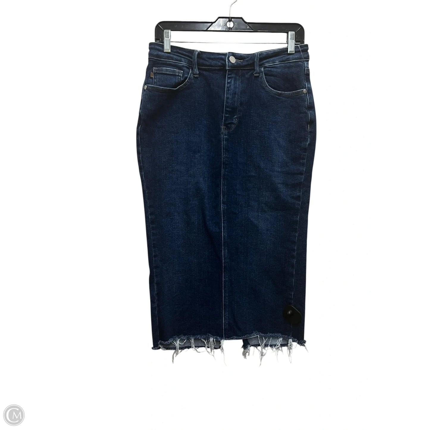 Skirt Midi By Judy Blue In Blue Denim, Size: L