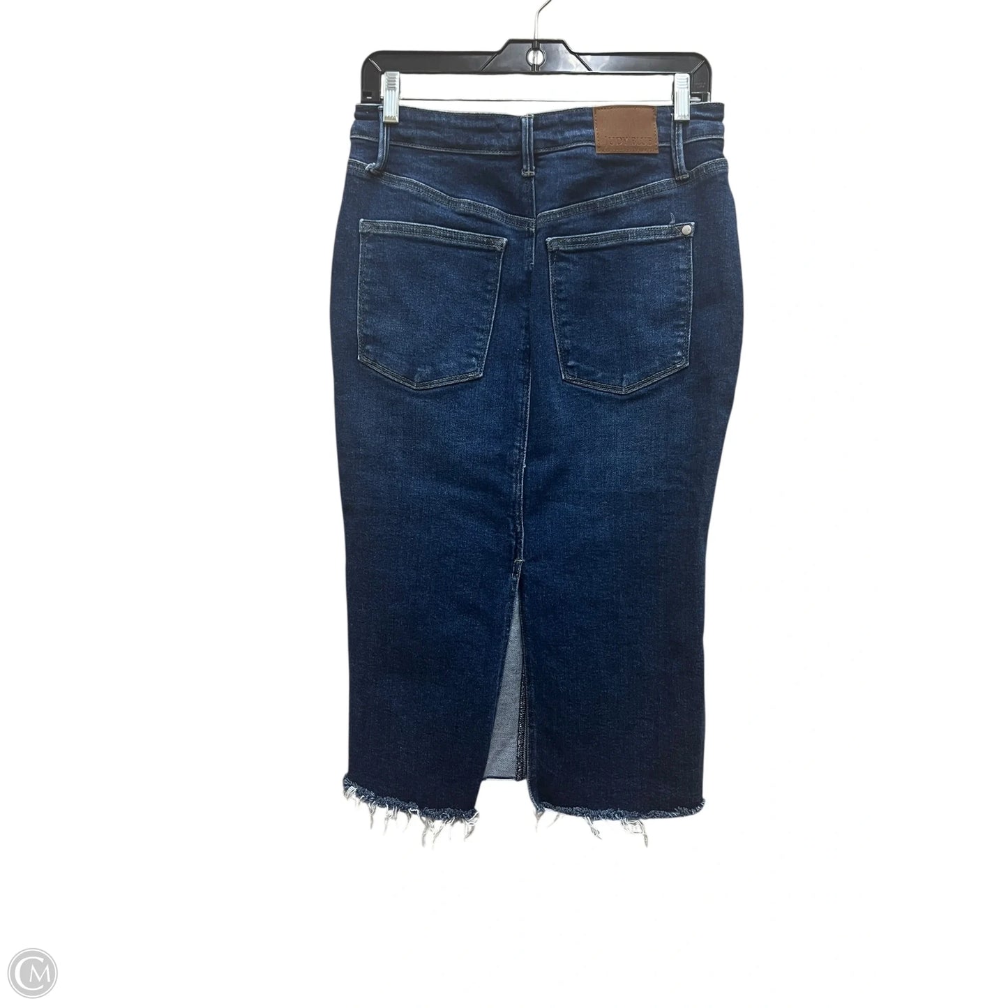 Skirt Midi By Judy Blue In Blue Denim, Size: L