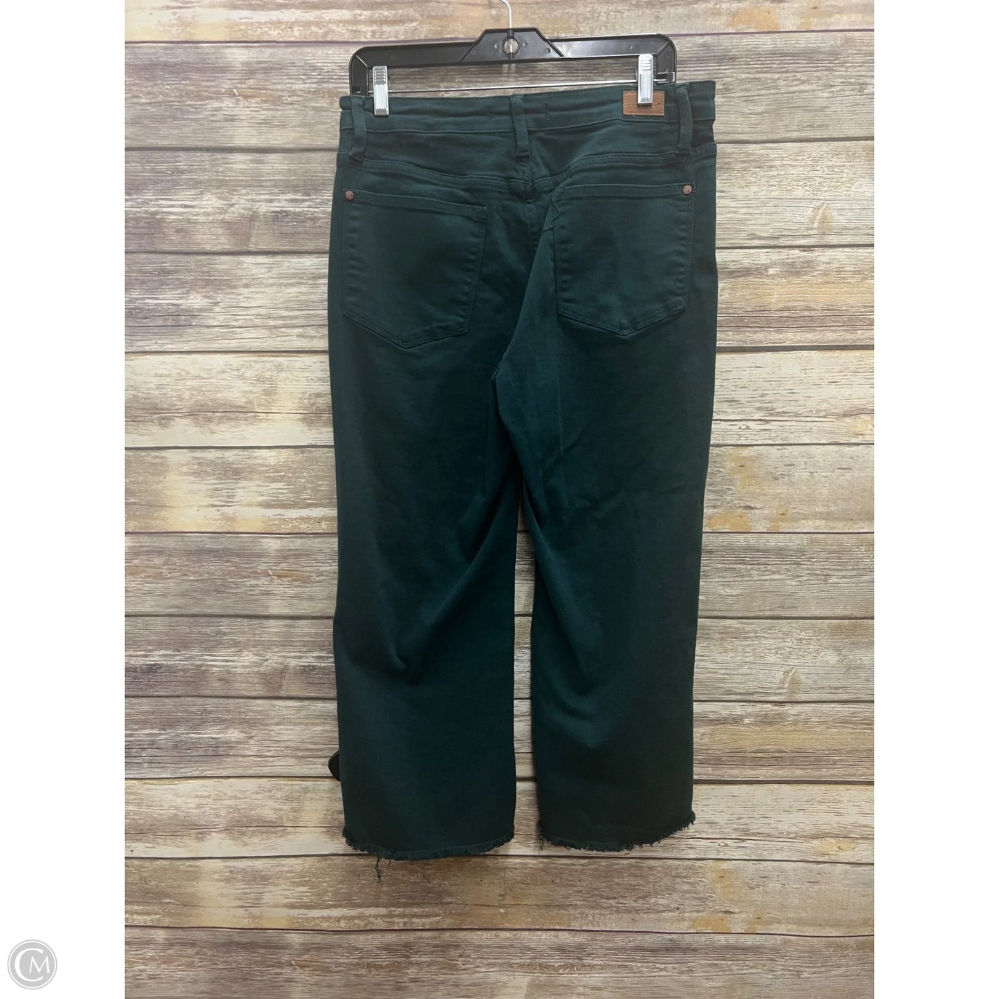Jeans Wide Leg By Judy Blue In Green, Size: 10
