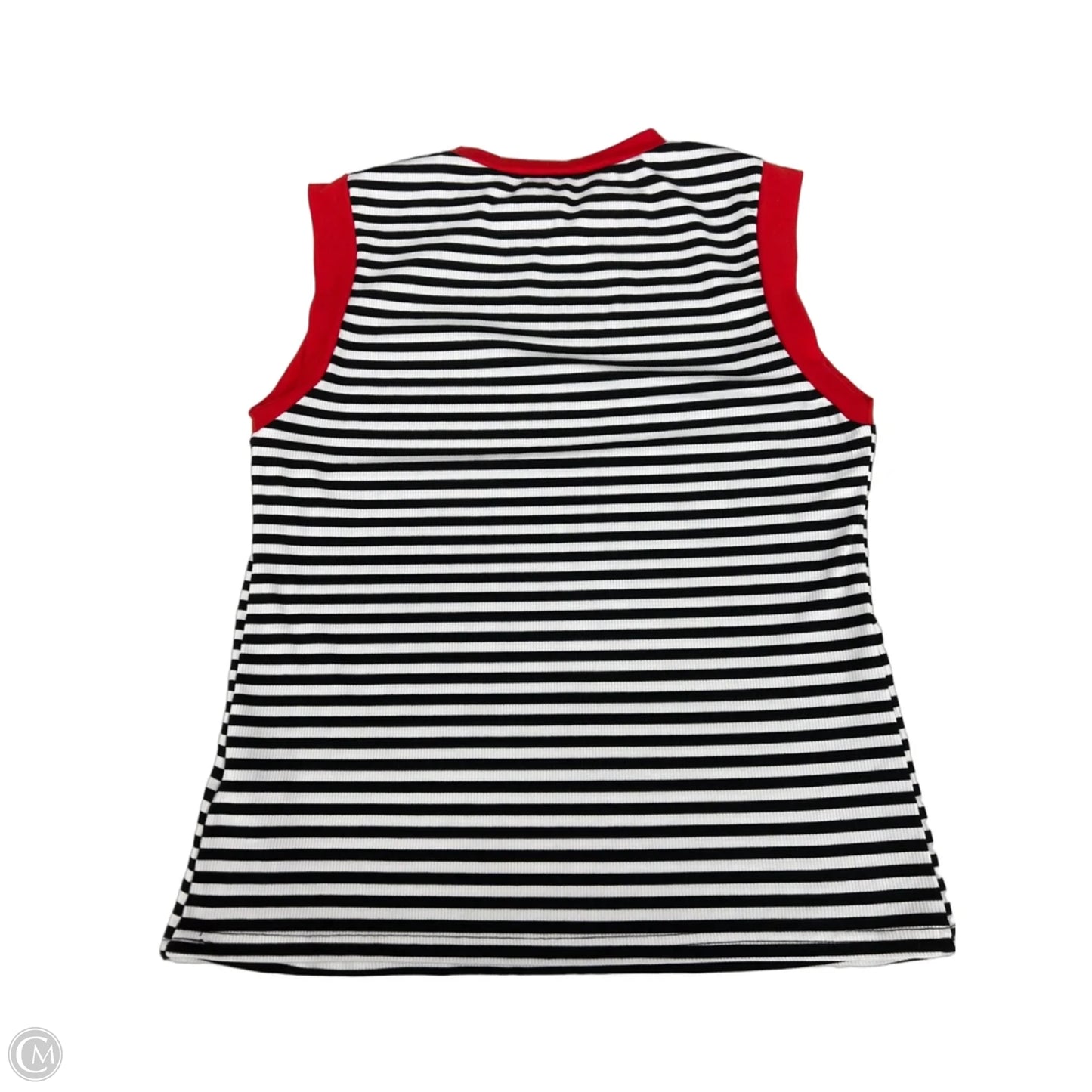 Top Sleeveless Basic By Shein In Striped Pattern, Size: S