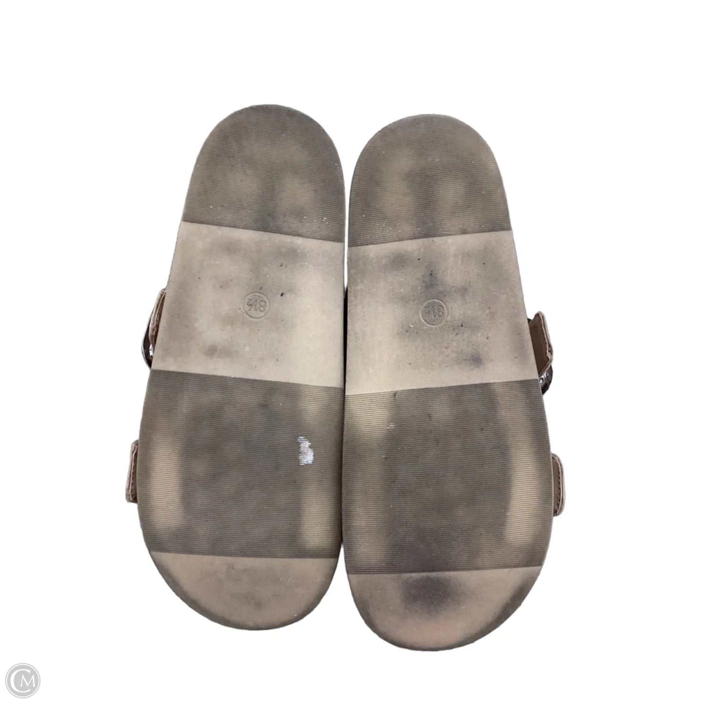 Sandals Flats By Universal Thread In Tan, Size: 8.5