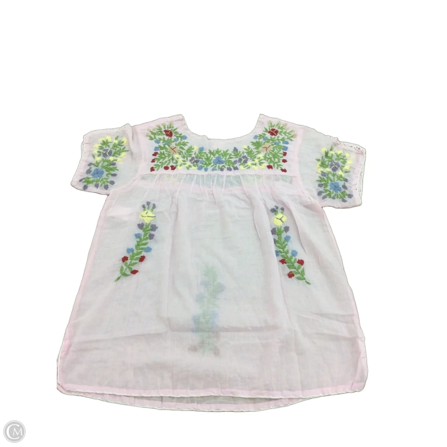 Top Short Sleeve By Clothes Mentor In Pink, Size: M