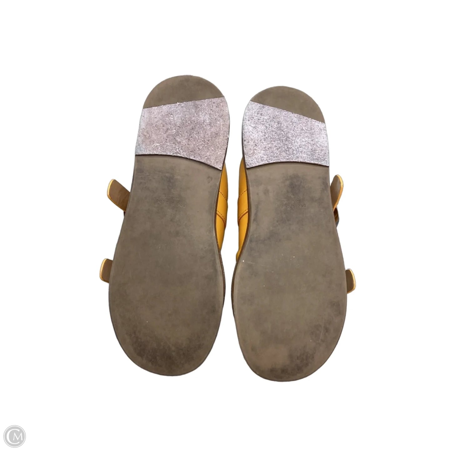 Sandals Flats By Rag And Bone In Yellow, Size: 7.5
