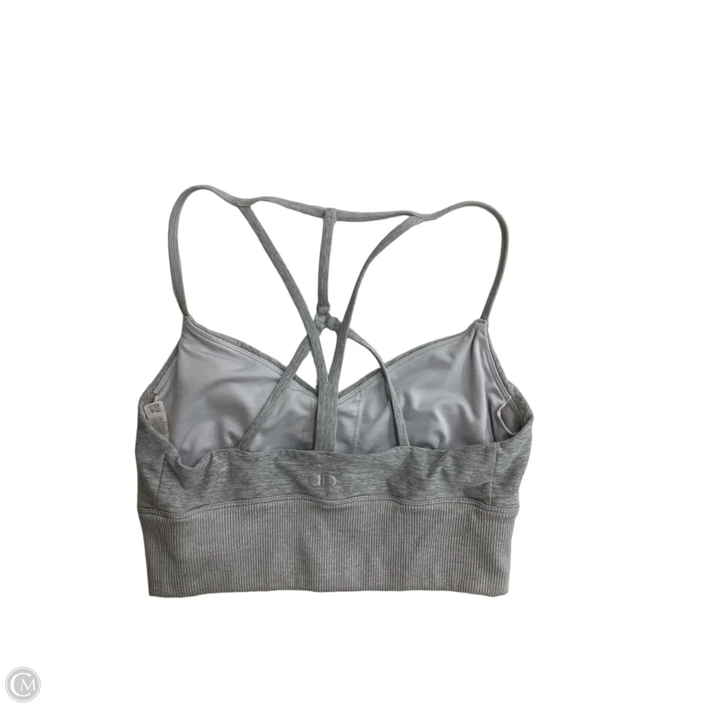 Athletic Bra By Alo In Grey, Size: S