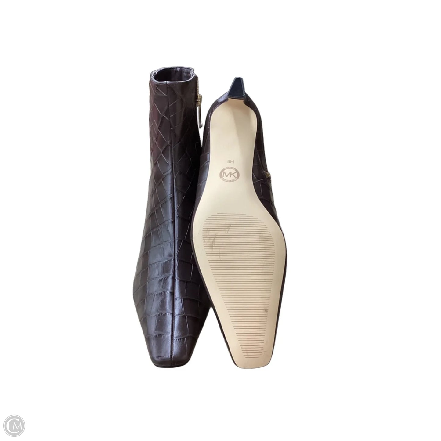 Boots Mid-calf Heels By Michael By Michael Kors In Brown, Size: 8