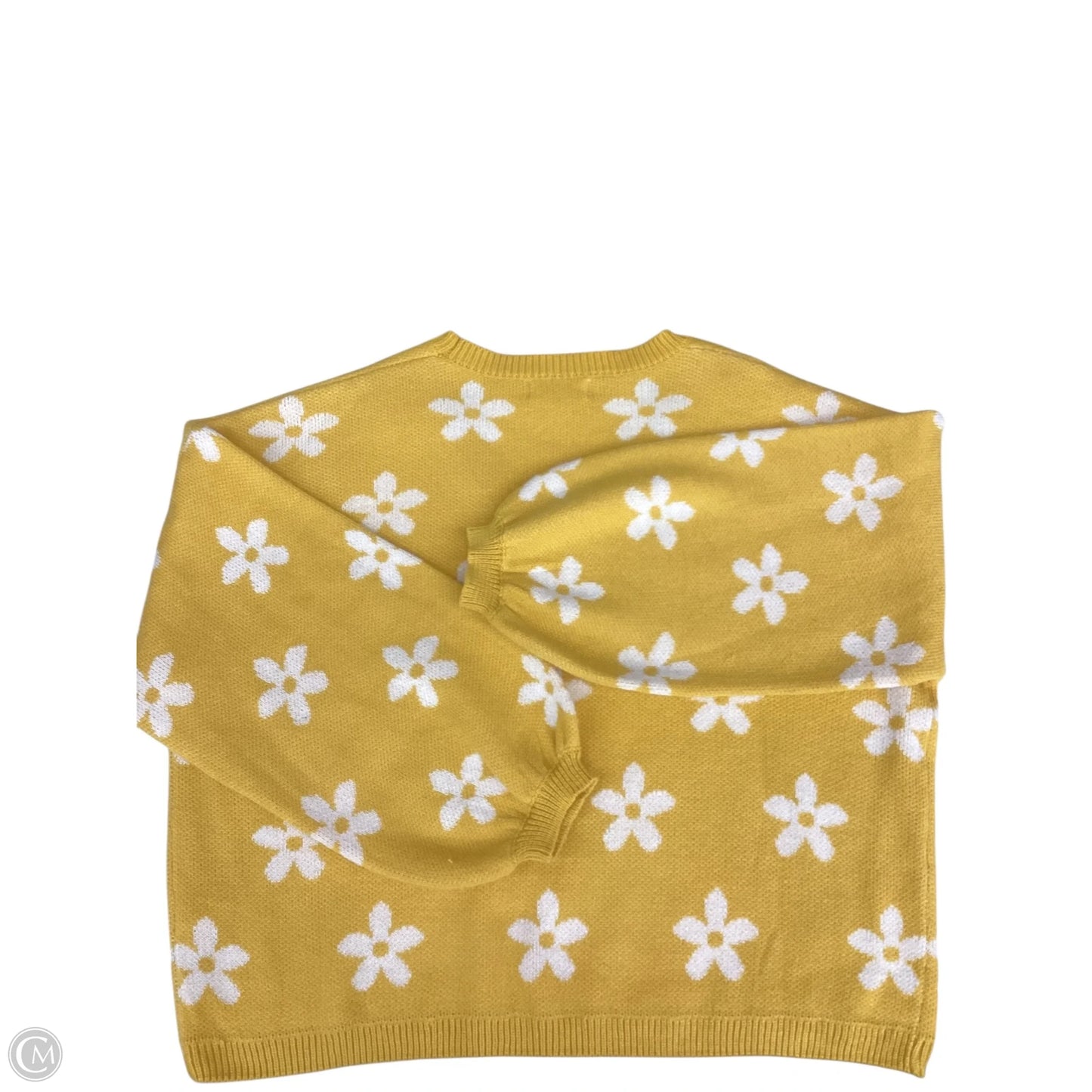 Sweater By Peach Love Cream California In Yellow, Size: S