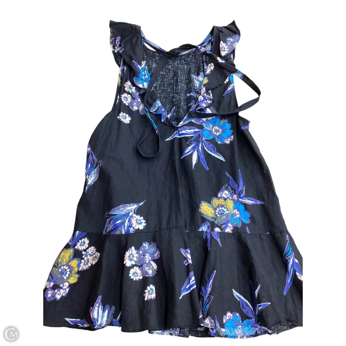 Top Sleeveless By Free People In Black & Blue, Size: S