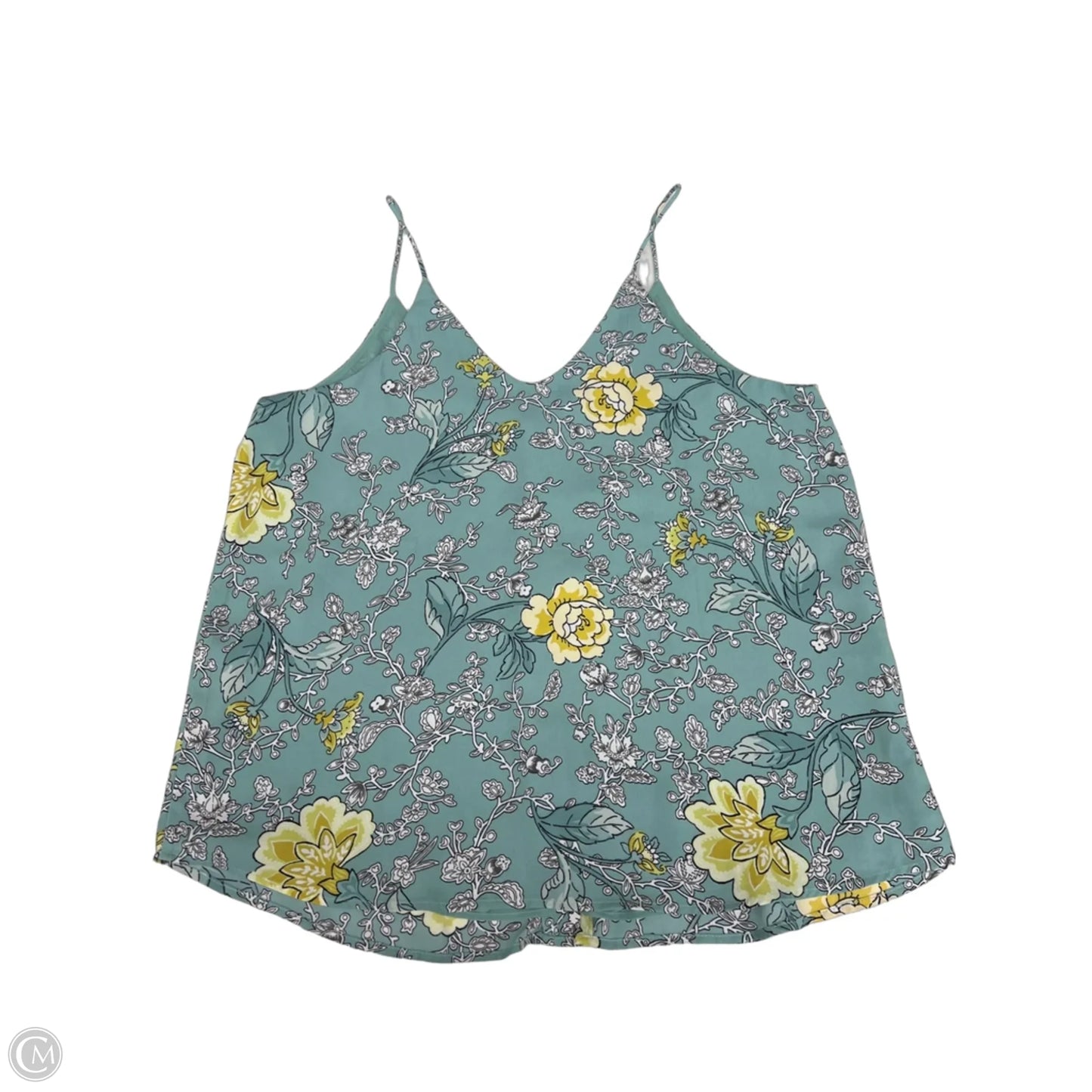 Blouse Sleeveless By Loft In Floral Print, Size: S