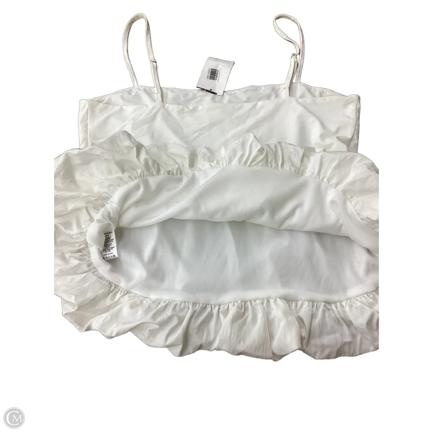 Blouse Sleeveless By Lush In White, Size: L