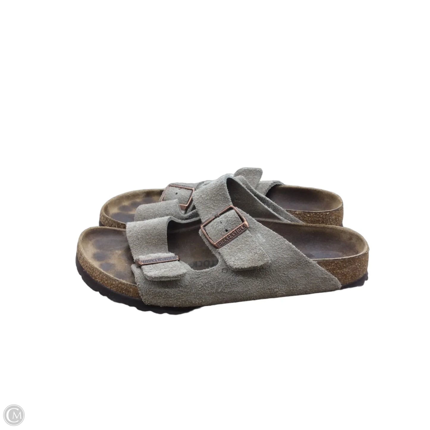 Sandals Flats By Birkenstock In Taupe, Size: 8.5