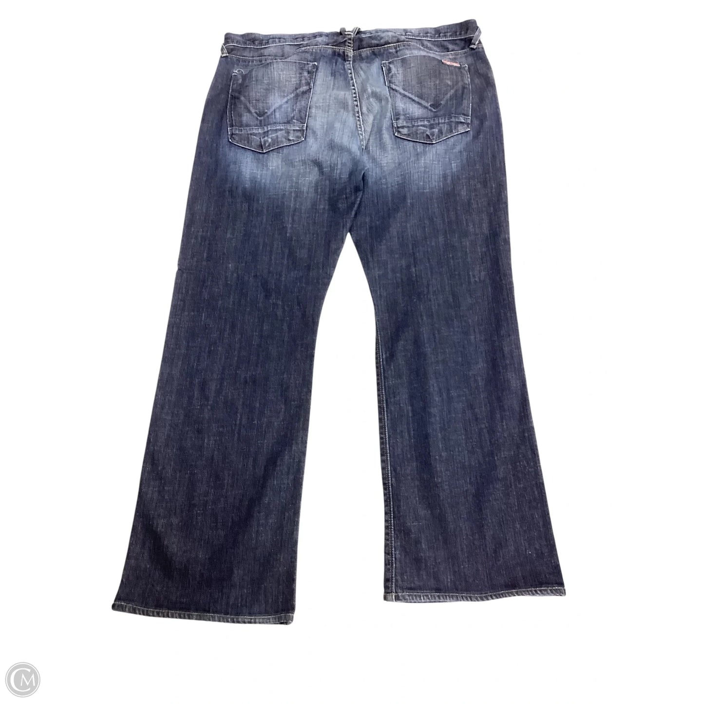 Jeans Flared By Hudson In Blue Denim, Size: 16