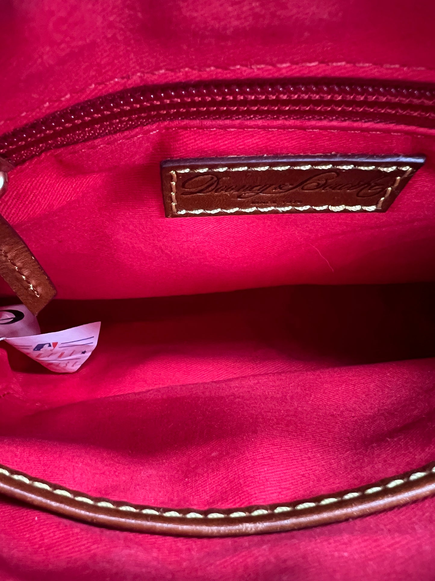 Crossbody Designer By Dooney And Bourke In Red, Size:Small