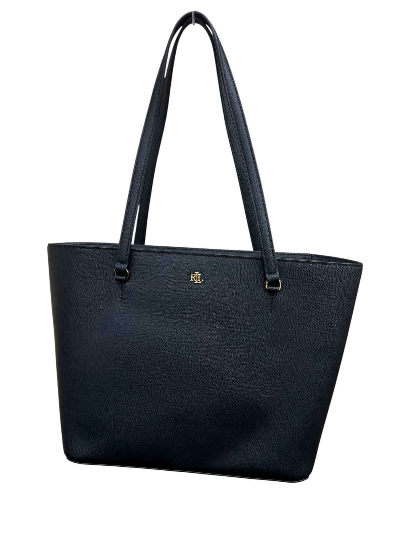 Handbag By Lauren By Ralph Lauren In Black, Size:Medium