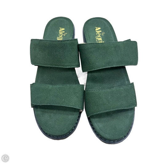 Sandals Heels Block By Alegria In Multi-colored, Size: 8