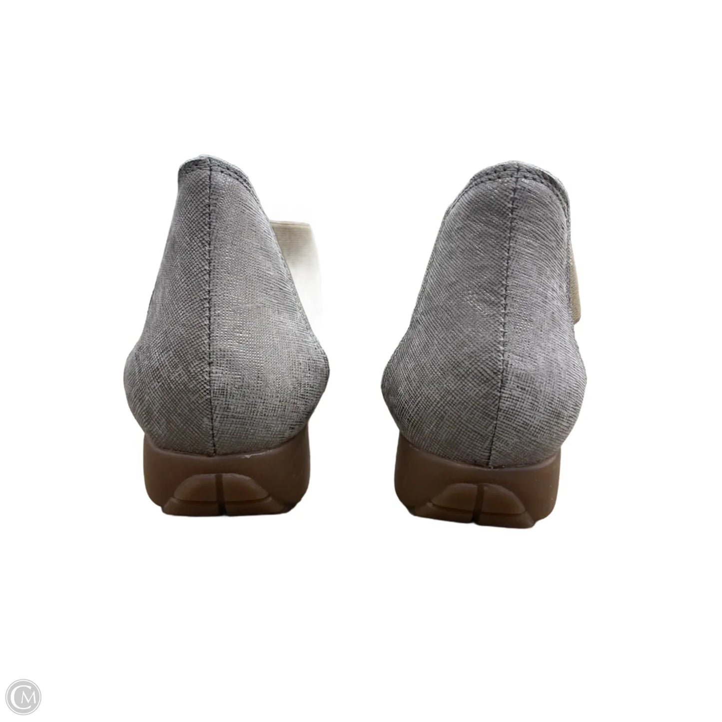 Sandals Flats By Clothes Mentor In Grey, Size: 8