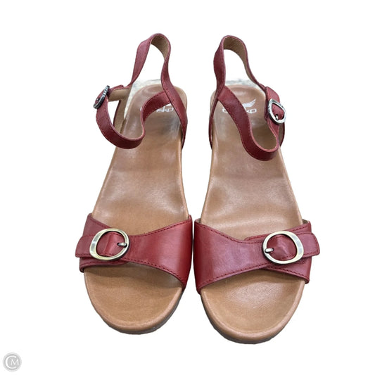 Sandals Flats By Dansko In Red, Size: 8
