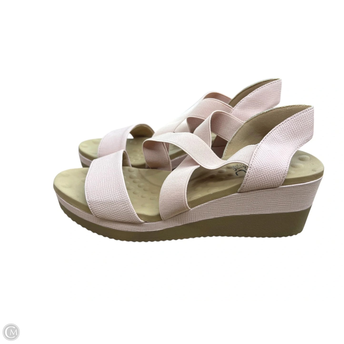Sandals Flats By Clothes Mentor In Pink, Size: 8
