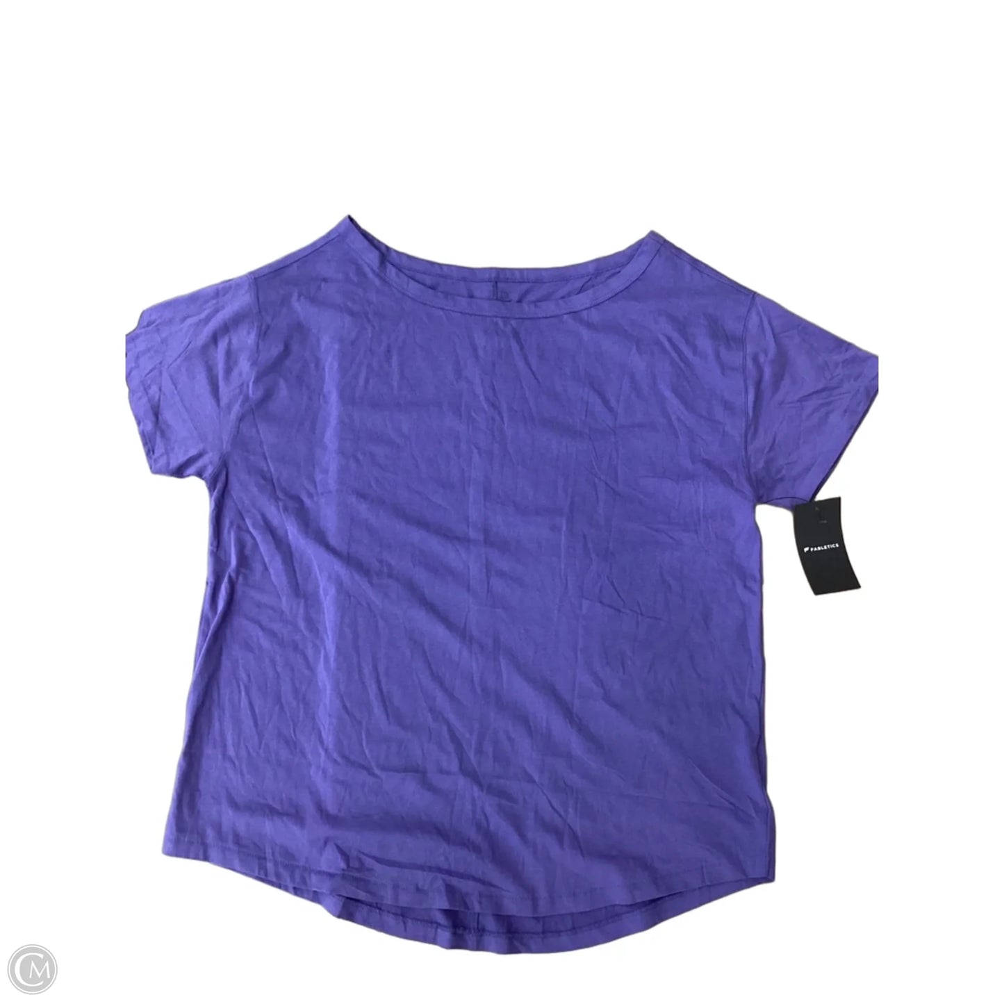 Athletic Top Short Sleeve By Fabletics In Purple, Size: Xl
