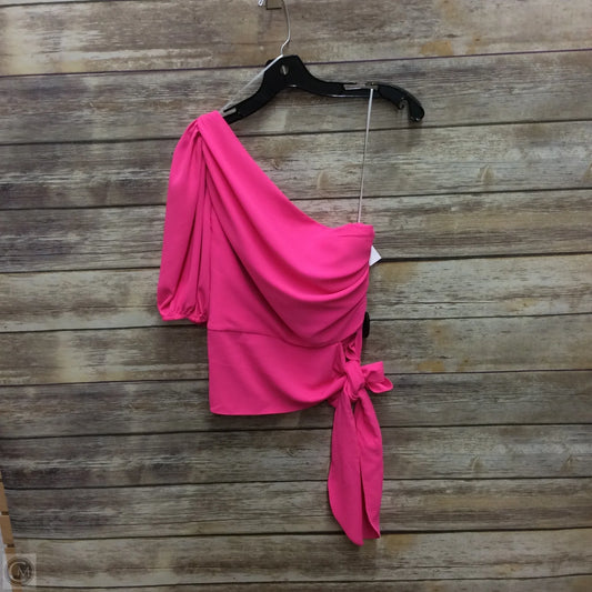Top Long Sleeve By Amanda Uprichard In Pink, Size: S