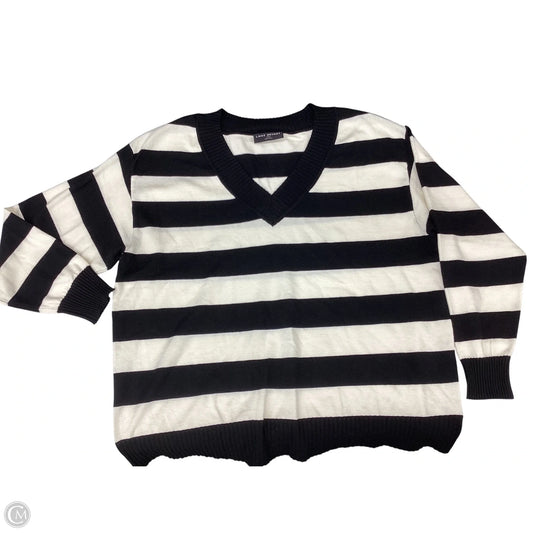 Sweater By Lane Bryant In Striped Pattern, Size: 1x