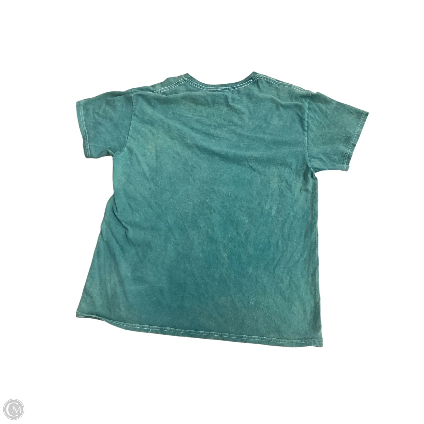 Top Short Sleeve Basic By Clothes Mentor In Teal, Size: L