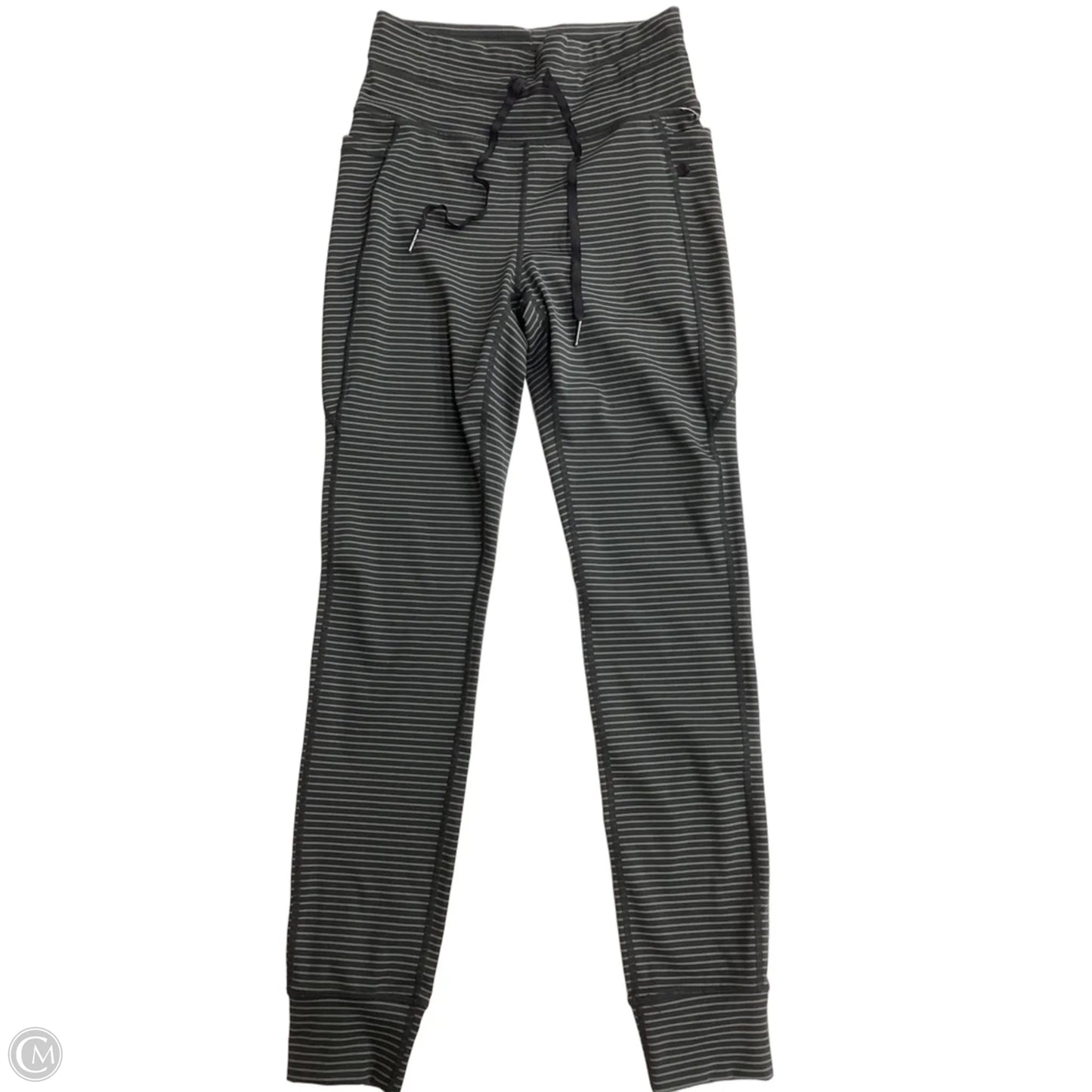 Athletic Pants By Clothes Mentor In Striped Pattern, Size: S