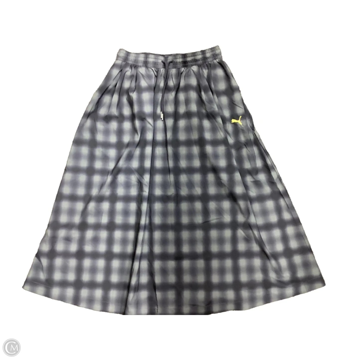 Skirt Maxi By Puma In Checkered Pattern, Size: S