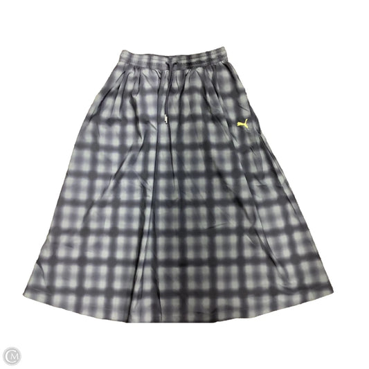 Skirt Maxi By Puma In Checkered Pattern, Size: S