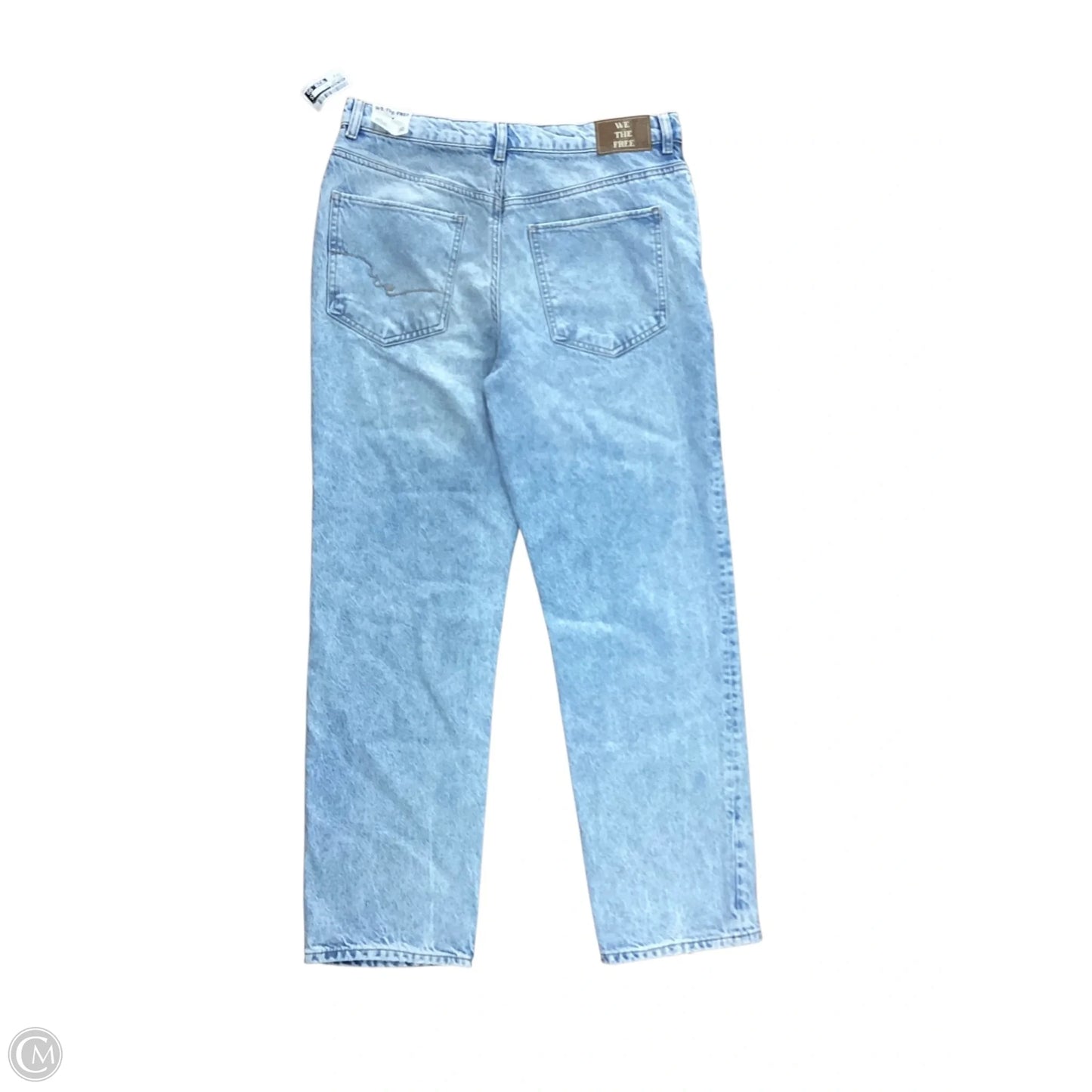 Jeans Wide Leg By Free People In Blue Denim, Size: 10