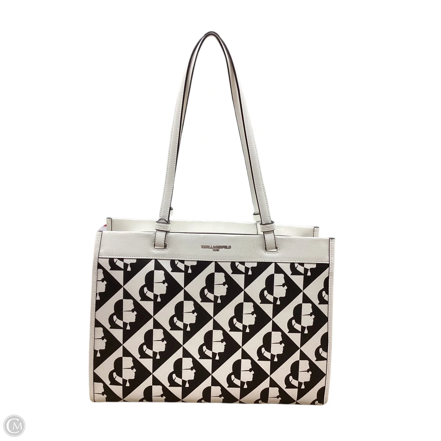 Tote Designer By Karl Lagerfeld, Size: Large