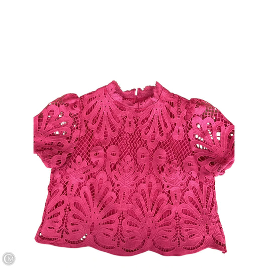 Top Short Sleeve Basic By Clothes Mentor In Pink, Size: S