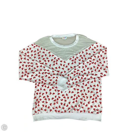 Top Long Sleeve Basic By Lularoe In White, Size: 2x