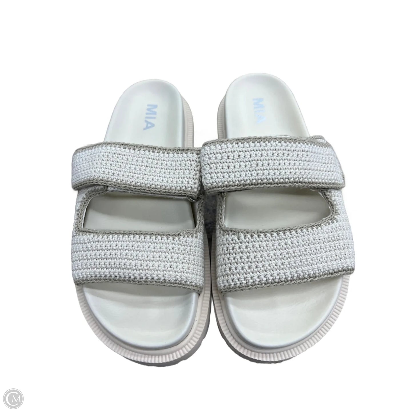 Sandals Flats By Mia In Cream, Size: 8