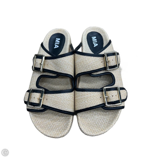 Sandals Flats By Mia In Tan, Size: 8.5